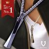 VINTO Necklace Men Simple Stainless Steel Silver Available 45cm 50cm Stick Top Pendant Perfect Gifts Birthdays Chain 3 Pieces Included Leather Daily