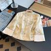Premium Silk Satin Plus Size Jacket for Middle-aged Women - New Chinese Style, Elegant Spring/Summer Wear