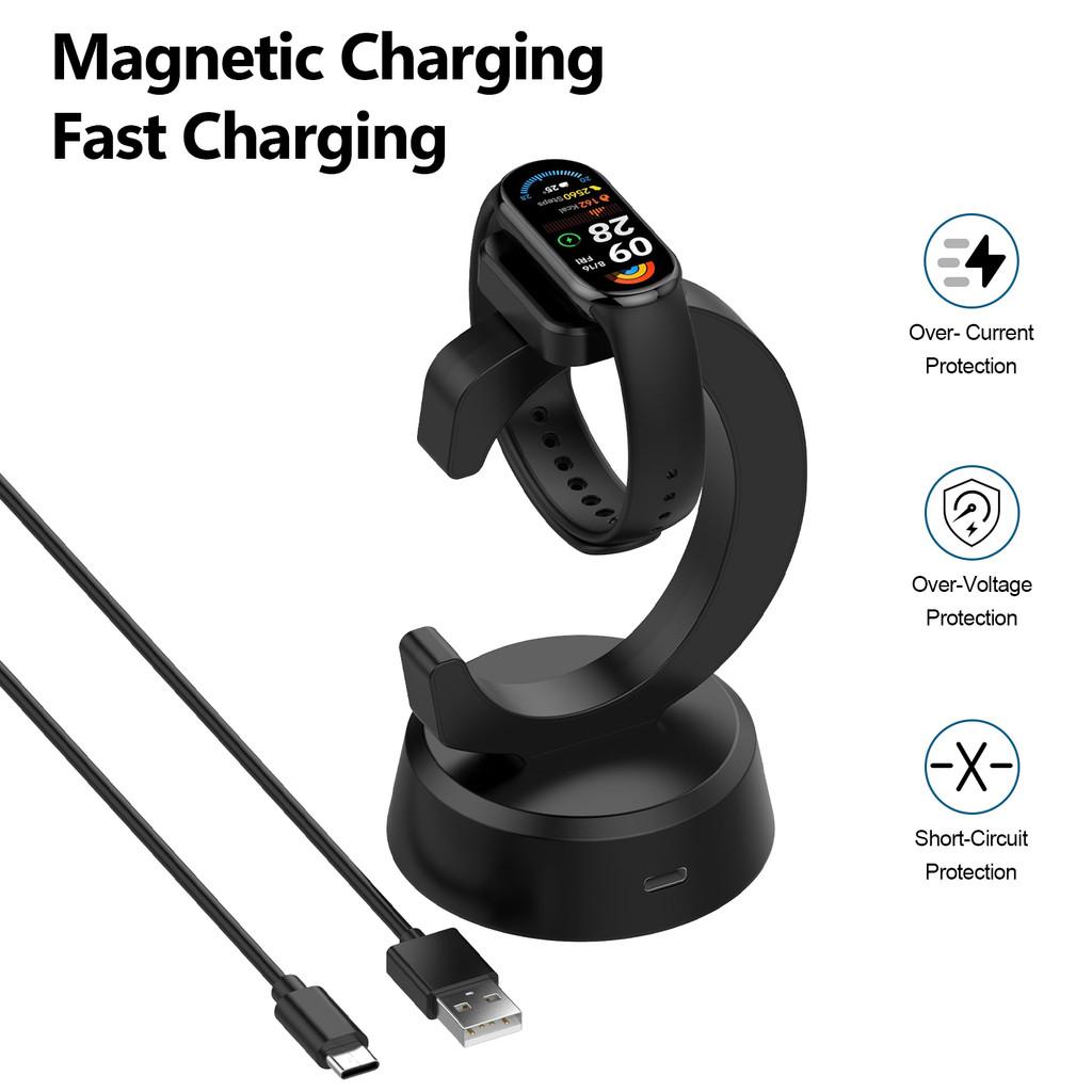 Charger Dock for Xiaomi Smart Band 9/ 8 Active/ 8 Pro Charging Cable Redmi Watch 6/5 Watch 4Watch 3 Lite/ Band 3 Replacement Chargers