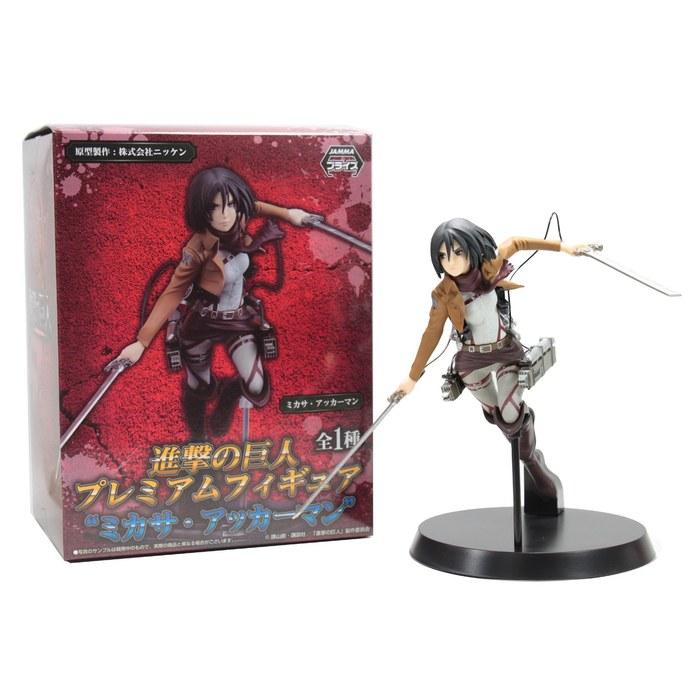 Sega Attack on Titan PM Figure Mikasa Ackerman Red & Black One Size