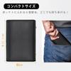 boshiho Bifold Wallet Tochigi Leather Coin Purse Card Holder Bifold Compact Wallet Box Coin Purse Bill Holder Large Capacity Small Wallet Left Handed