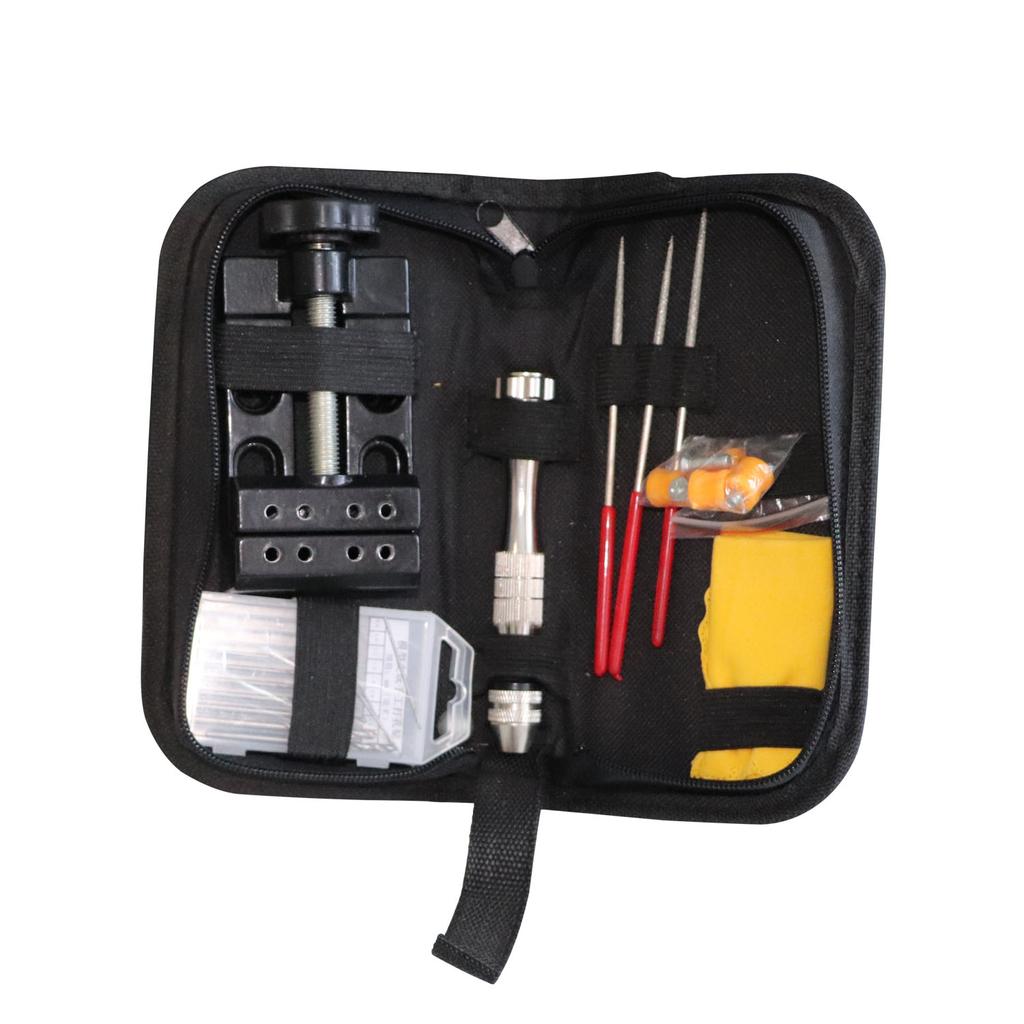 Manual Punching Set Hand Twist Drill Eight Holes Table Vise File Woodworking Model Hand Diy Drilling Eye Punching