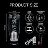 1 PC Car Speed Shift Knob, 3.94" X 1.7" X 1.18", Transparent Crystal Bubble Gear Shift Knob with LED Lights, Easy To Install, Suitable for Most Car