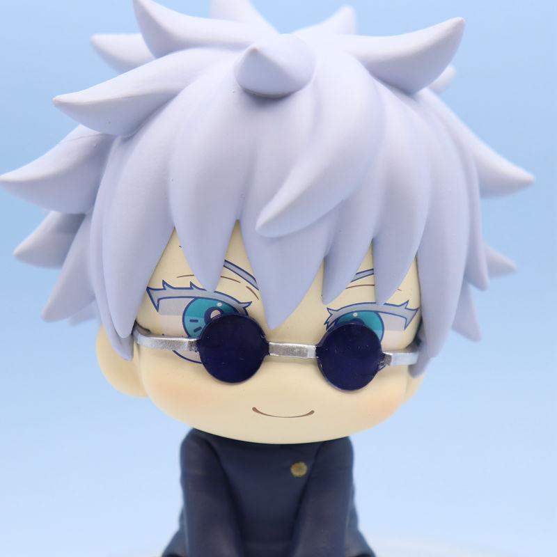 10cm Look up Anime Fushiguro Megumi Jujutsu Kaisen Figur Gojo Satoru Actionfigur Q Version Puppe Geto Suguru Statue Spielzeug