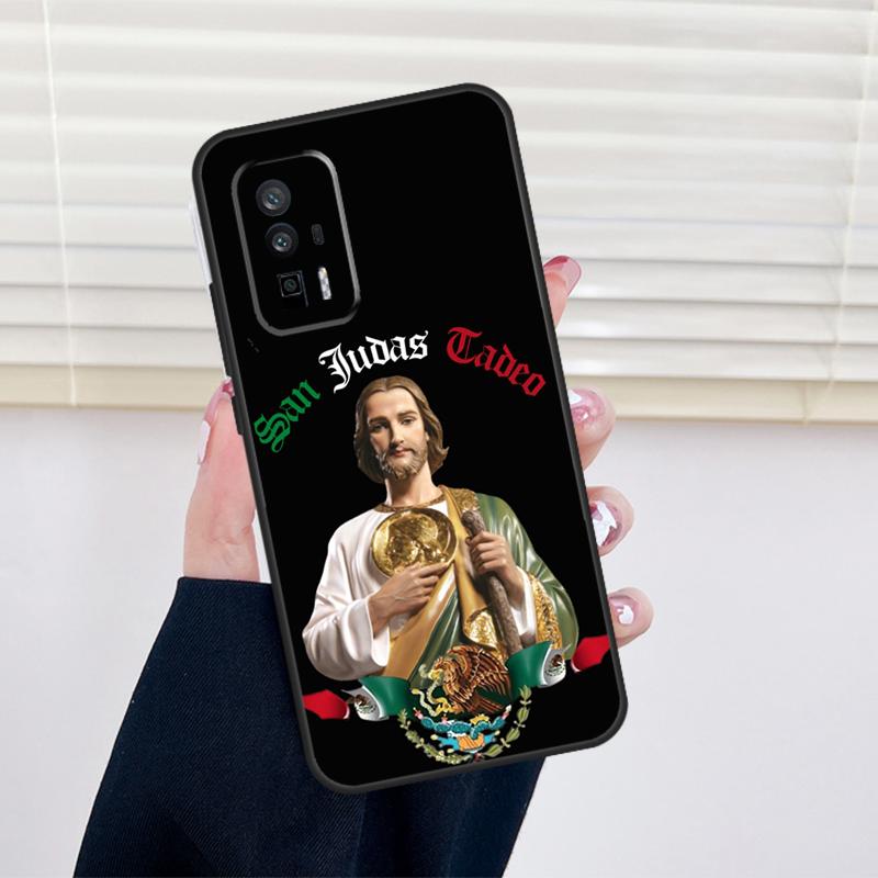 San Judas Tadeo Cover For Xiaomi 11T 12T 13T 14T Pro 13 14 15 Ultra POCO X7 X6 Pro X3 X5 F5 F6 M6 Pro Case