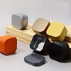4pcs Sealed Tinplate Box Cube Shape Storage Boxes Multifunctional Mini Square Iron Tea Can  Cosmetic