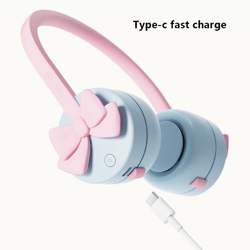 

ZOYZOII F8 Three Speeds Cooling Fan Children Bladeless Neck Hanging Fan Rainbow