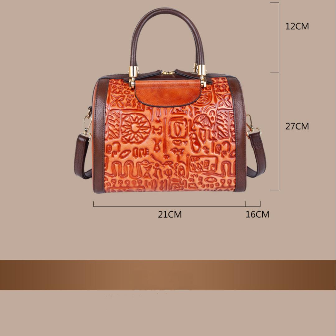 Сумка-тоут Большая вместительная сумка на одно плечо Винтажная сумка-тоут 27*16*21 — фото 8