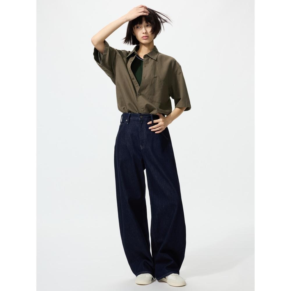 Uniqlo Japan Cotton Linen Shirt