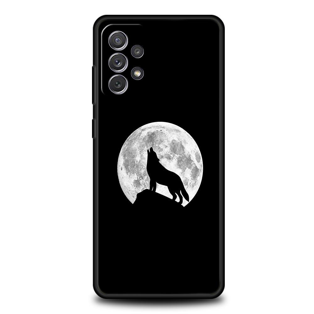 The Wolf Phone Case For Samsung Galaxy A55 A53 A51 A35 A33 5G A31 A25 A23 A21s A15 A13 A11 A41 A73 A71 A05 A03s S8 S9 Plus Cover