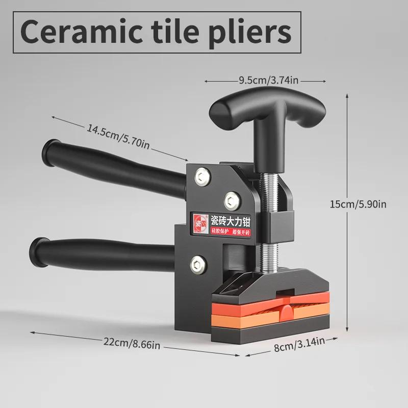 Robuste Fliesenknipser, Manuelles Fliesenbrechwerkzeug, Tragbarer Multifunktions-Fliesenritzer und Schneideassistent