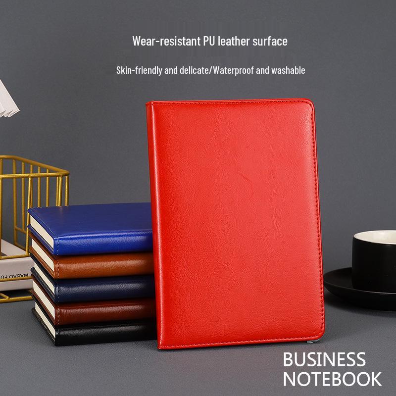 Notizbuch A5/B5 mit 64 Seiten aus Kunstleder mit individuellem Logo für Meetings