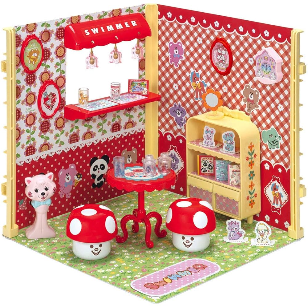 

Takara Tomy Licca-chan LF-10 Swimmer Room Interior Coordination Doll Playset Toy for Ages 3 and Up
