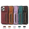 Wallet Leather Multi Cards Holder Phone Case For iPhone 16 Pro Max 15 Plus 14 13 12  Mini 11 XR X XS Se 2022 Shockproof Cover