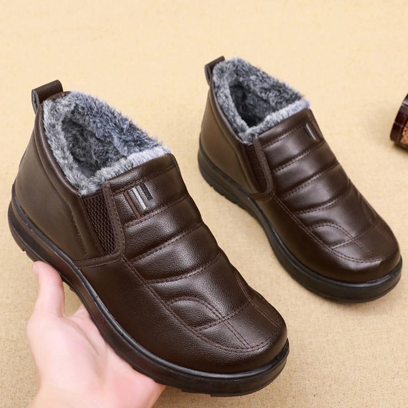 Модные мужские ботинки Slip On Snow мужские кроссовки для активного отдыха мужские зимние — фото 5