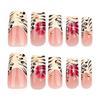 Coffin Nail Tips Fake Nail Glues On Nail Stick On Nail Rhinestones Press On Nail Artificial False Nail for Womens Girls