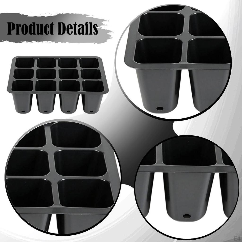 10 Growing Trays, Reusable Suitable for Home In Greenhouses