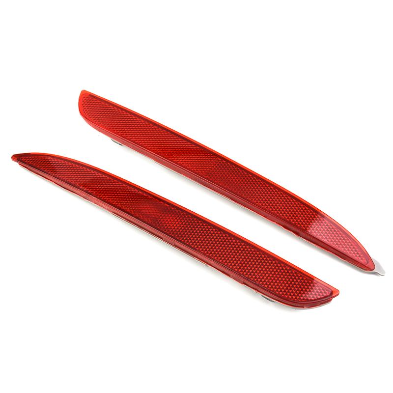 Car Rear Bumper Reflector For Mazda Left + Right Parts Red Replacement ABS Plastic Accessories Bar Car Cover Decorate