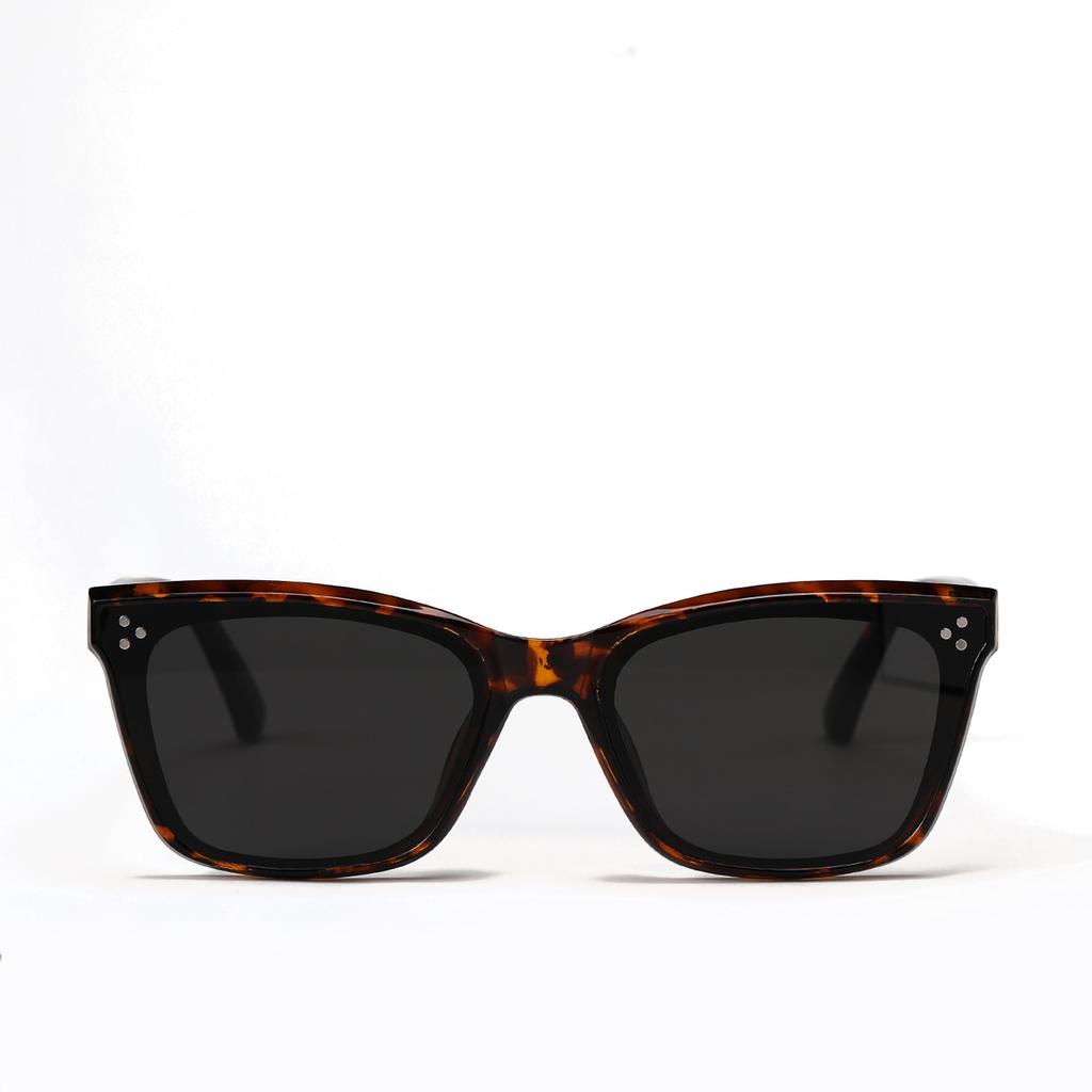 Glasses, Retro Square Sunglasses Women'S 95122 Rivets Cute Round Face Small Frame Sunglasses Men