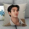 Custom ROWOON Pillowcase Wedding Decorative Cotton Linen Pillow Case For Home PillowCover 45X45(One Sides)