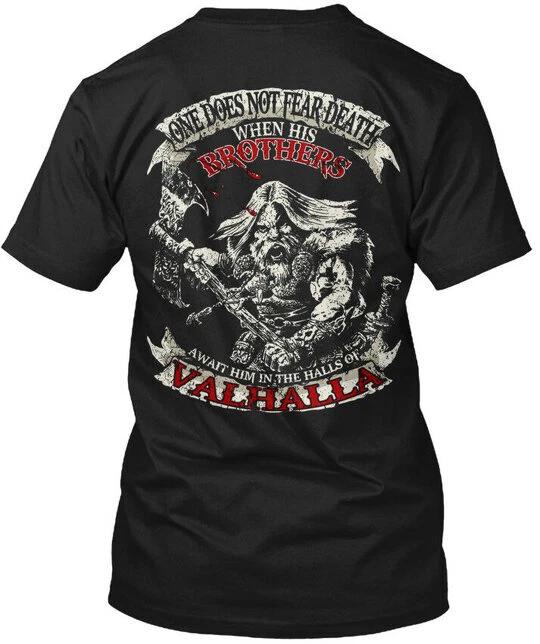 

Odin-valhalla-not Fear Death T shirt Made in the USA Size S to 5XL S