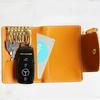 Porcorosso Key Case with Coin Purse, Men's Genuine Leather 6-Key, Tochigi Leather, Key Holder, Smart Key, Made in Japan, Women's Leather