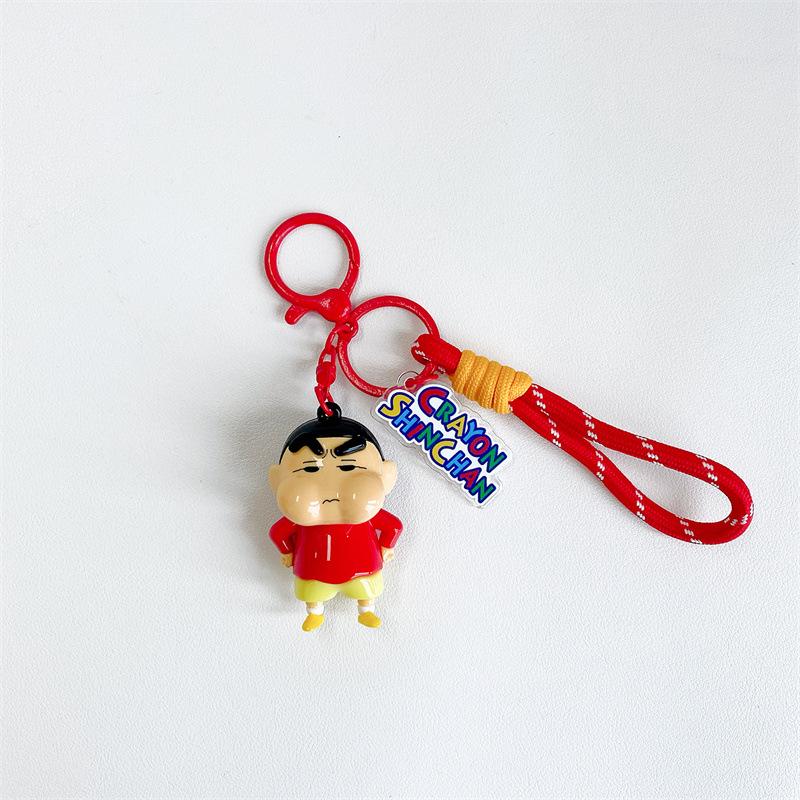 Crayon Shin-chan Color-Changing Keychain: Cute & Exquisite Car or Backpack Pendant for Women