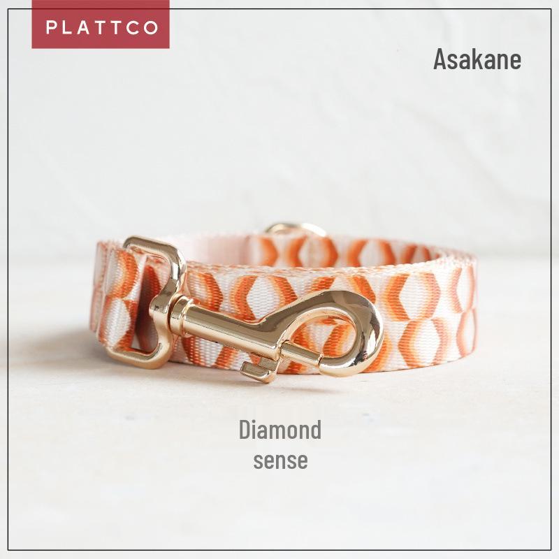 PLATTCO Printed Polyester Dog Leash Set - PDL364 M 2.5cm (42-48cm)