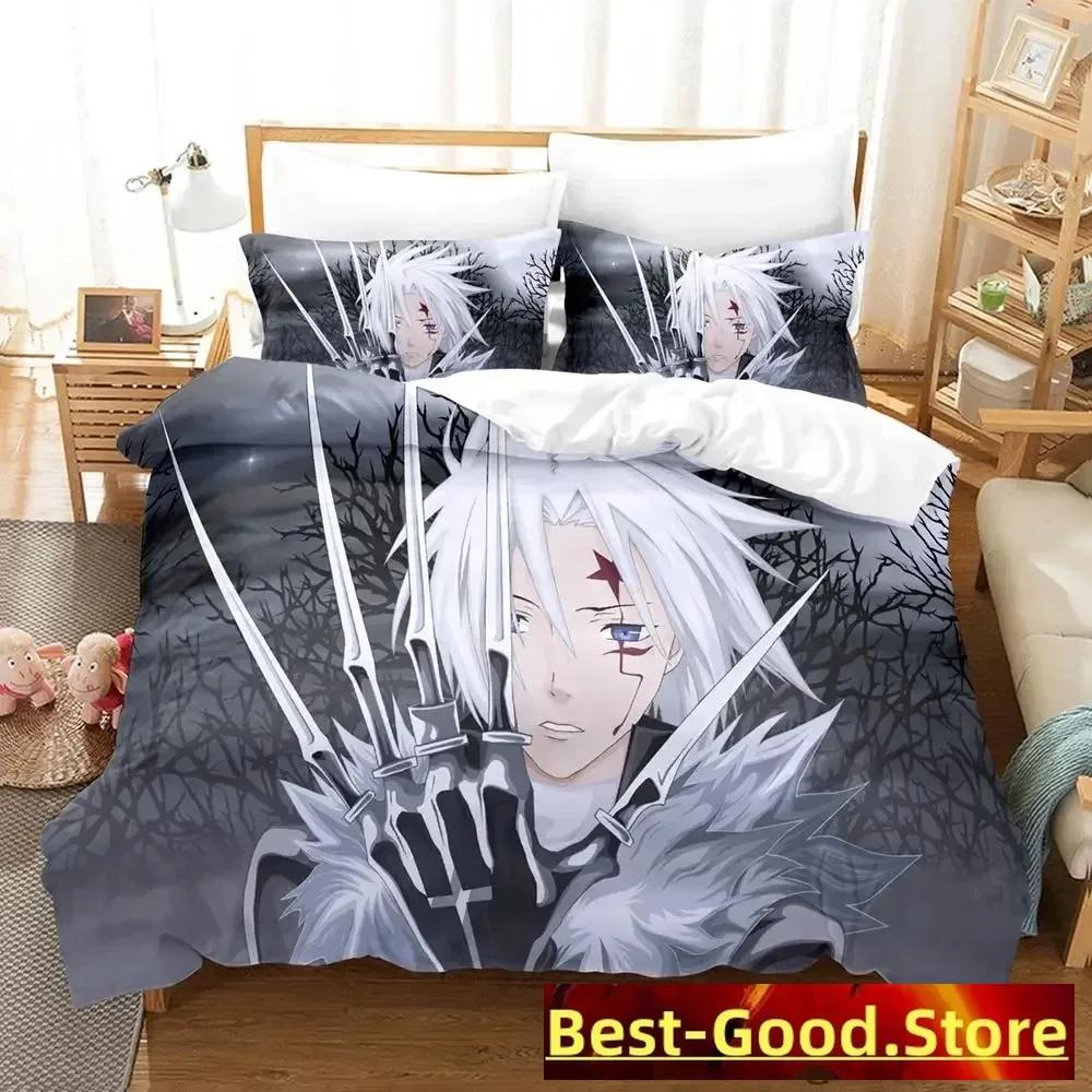 New D.Gray-man Bedding Set Single Twin Full Queen King Size Bed Set Adult Kid Bedroom Duvetcover Sets Anime Parure De Lit Bed