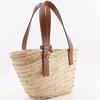 Loewe Basket Bag Small Tote Bag Basket Bag Raffia/leather Women Used