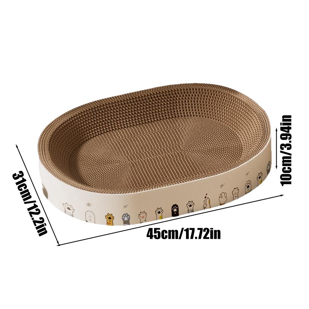 

Cat Scratching Pad Resting Bed Interactive Toy Mat Cat Scratcher Pad For Indoor Floor Furniture Protection Sleep Enrichment Play