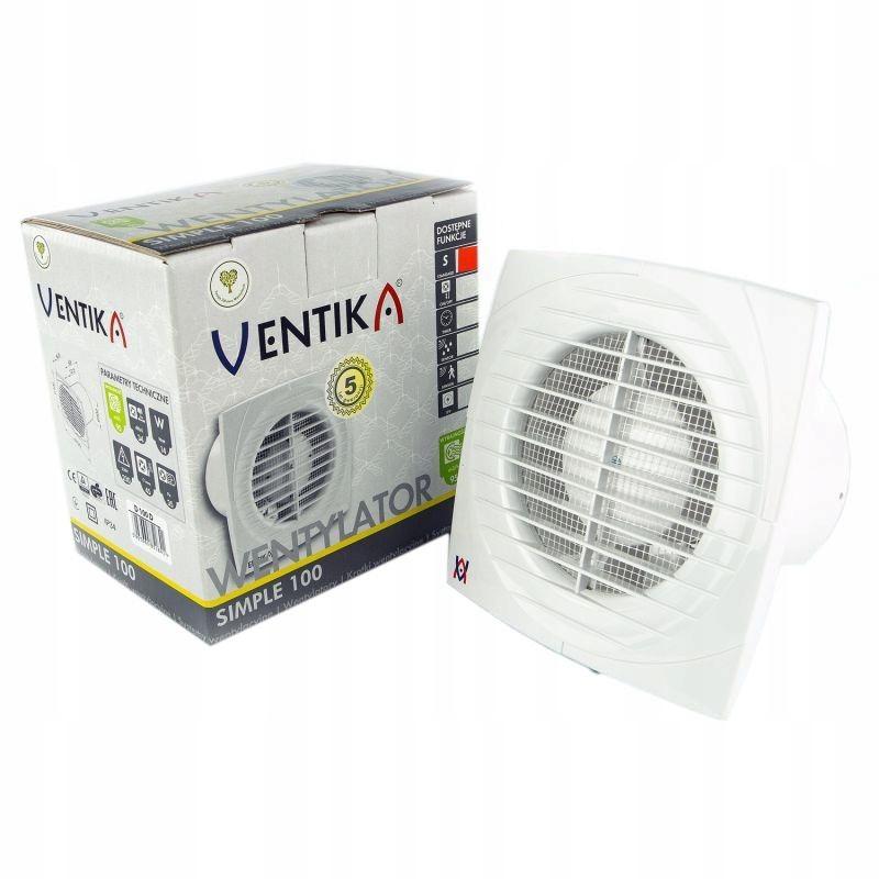 Bathroom Fan Ventika D100D 100 1 Pc