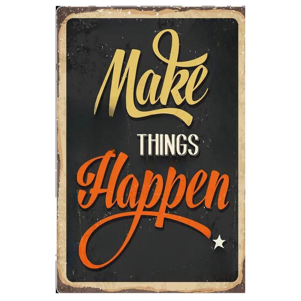 Dream Big Quotes Plaque Metal Tin Signs Wall Decoration Vintage Art Posters Iron Painting for Man Cave Home Cafe Garden Club Bar