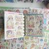 8 Types of Korean Cute Girl Stickers Soft Cute Girl Handbook Stickers Ins Cartoon Character Material Handbook Stickers New Gifts
