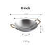 Pot cub Golden Double Ear Bar Cauldron Commercial round Bottom Small Hot Pot Creative Thickened Stainless Steel Dry