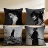 M-Manga V-Vagabond Cushion Cover Multi-Scene Pillow Cover for Home & Car - Reversible, Soft & Durable for Daily Use