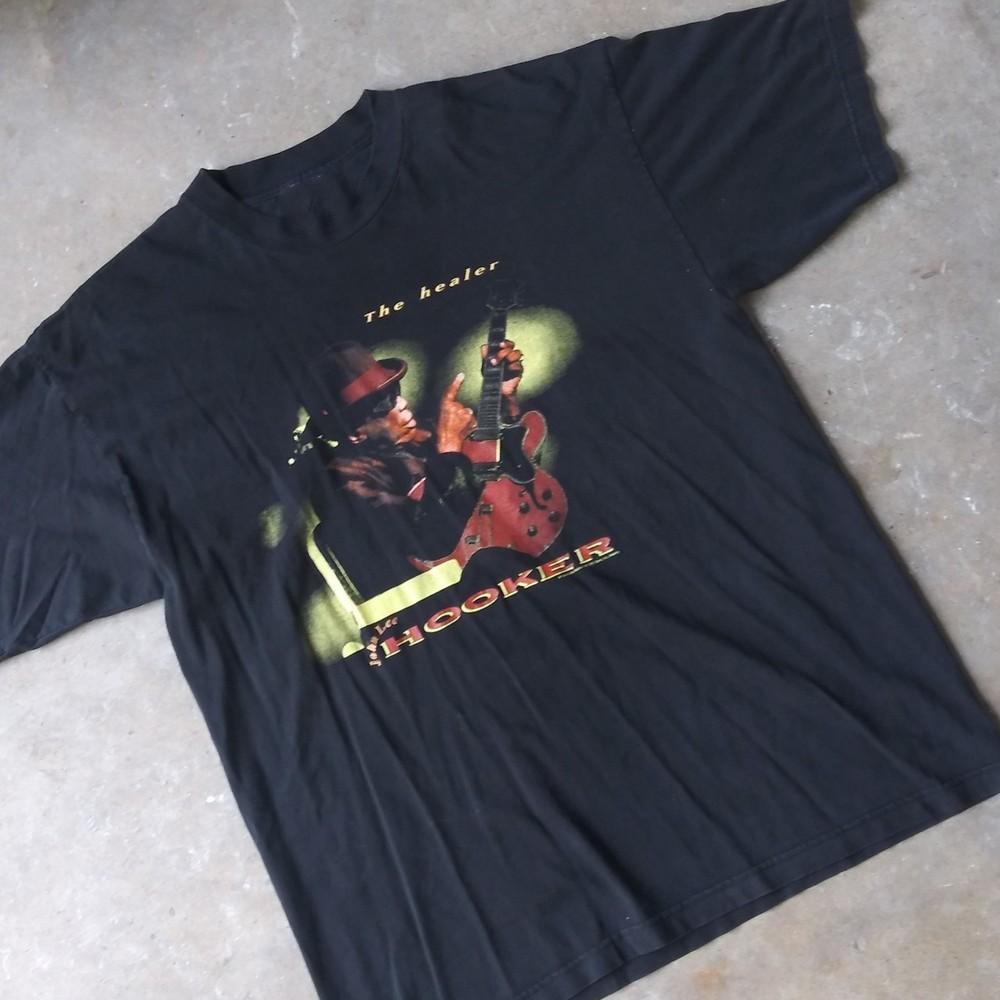 The Healer John Lee Hooker Shirt Classic Black Unisex S-234XL 1V0356 Unisex T-Shirt XXXXL