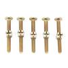 10PCS M6 Carbon Steel 50mm Furniture  S,  Resistant, Stable Attachment for Woodwork. Great Replacement for Industrial and Construction Fasteners. J