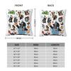 Pillow Cover Classic Cartoon Little Mole Print Printed Cushion Cover Kawaii Pillow Case For Wedding Party Home Decor Pillowcases