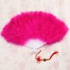 Dance Cheongsam Feather Full Velvet Fan Classical Night Beach Stage Show Square Dance Photo Props Folding Fan