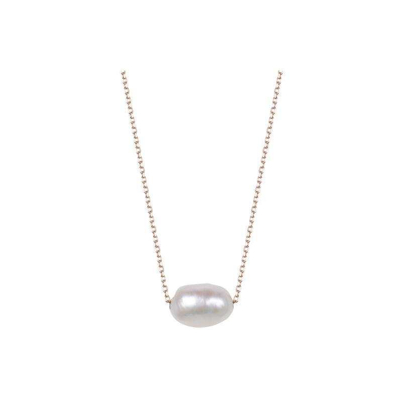 Tirrlirr 14K Pink Gold Purely Pearl Necklace Tnsk4P22060M
