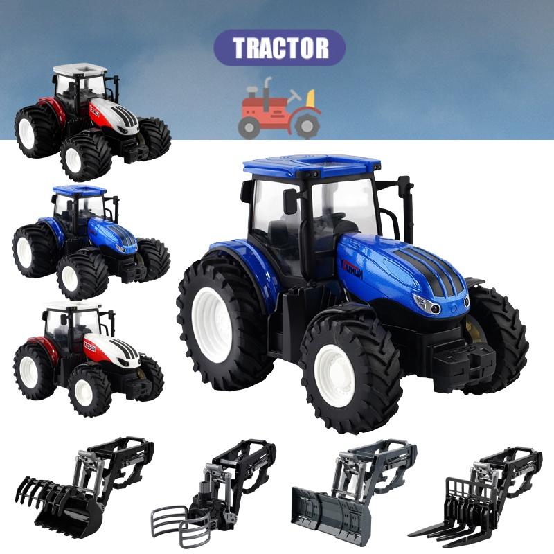 2.4g Alloy Rc Farmer Engineering Tractor Toy For 4-6 Years Kids