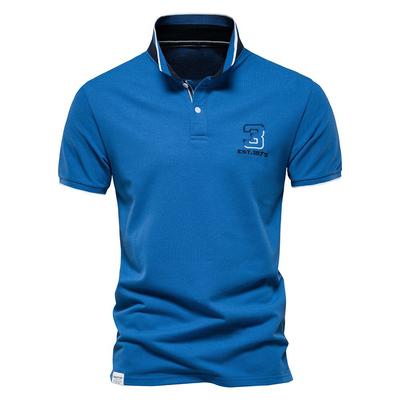 Polo Shirt Men Short Sleeve Spring Summer New Cotton