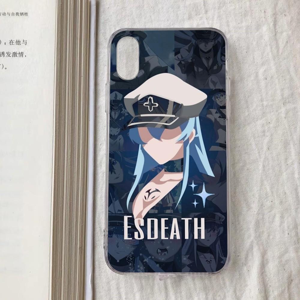 Akame Ga Kill Esdeath Phone Case For IPhone 15 14 11 12 13 Mini Pro XS Max Cover 6 7 8 Plus X XR SE 2020 Funda Shell