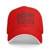 Rustic Cowboy Carter Graphic Red Casual Baseball Cap Summer  Trucker Hat High Quality Sport Snapback Cap Unisex Baseball Caps
