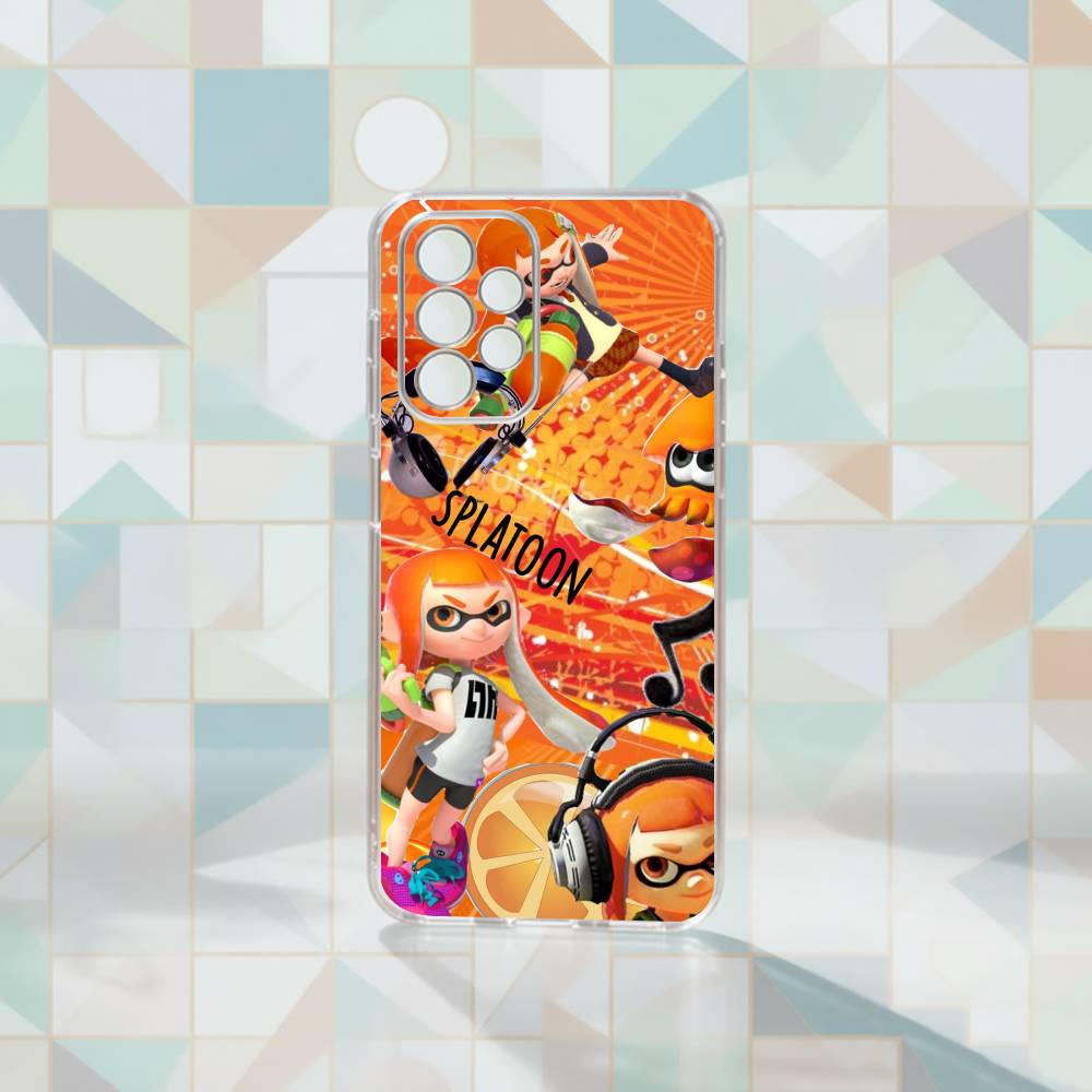Cool Game S-Splatoons Art  Phone Case For Samsung S25,S24,S21,S22,S23,S30,Ultra,S20,Plus,Fe Transparent Cover