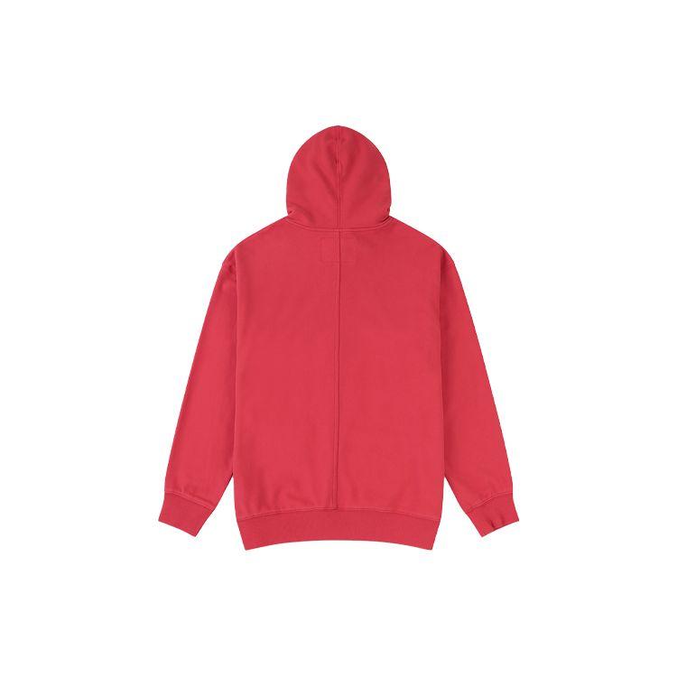 Levis Letter Print Drawstring Hoodie Men Hoodies Red A0144-0000
