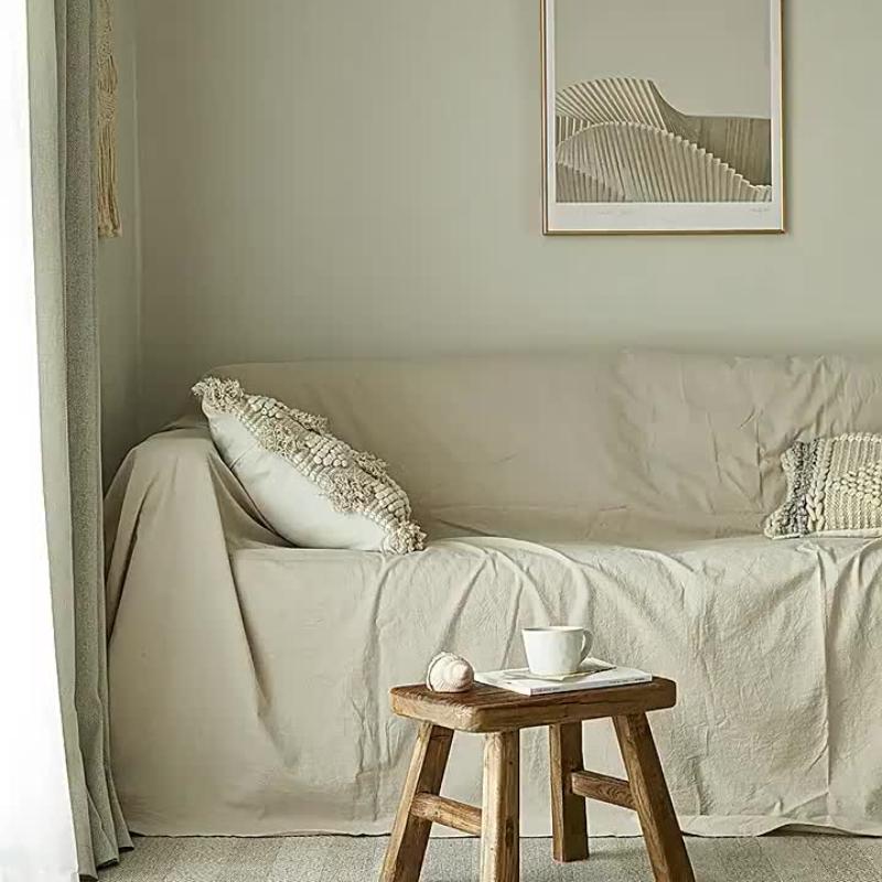100% Cotton Sofa Slipcover Nordic Couch Cover Four Seasons Universal Furniture Protector Sofa Cover for Bedroom Home Decor 1PC