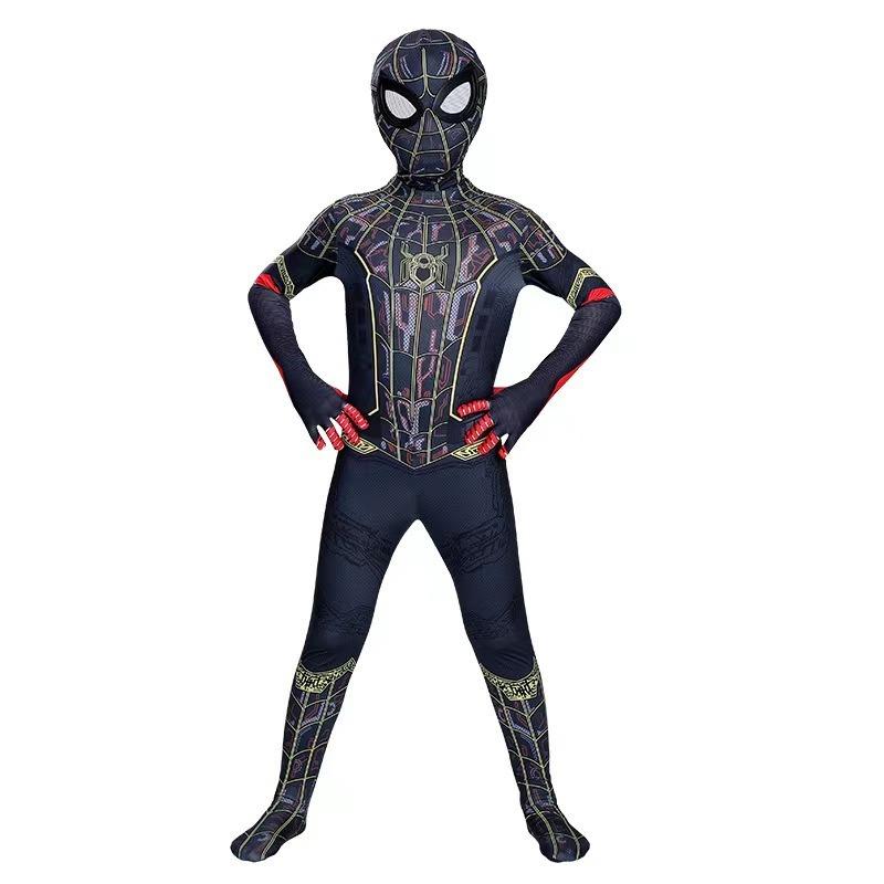 Halloween Spider-Man Bodysuit Kids Costume Miles Onesie Adult Gwen Suit Expedition Dress