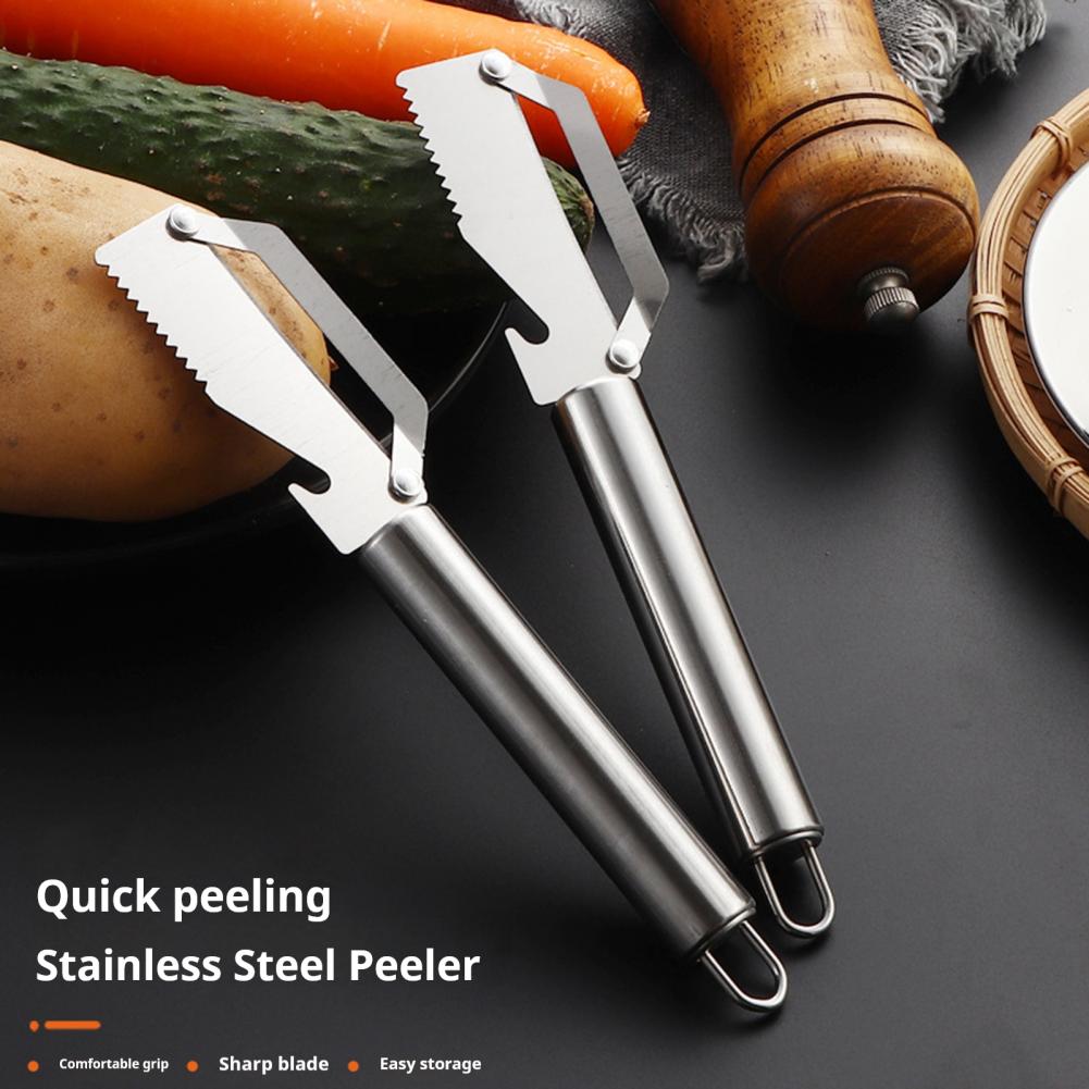Multi-functional Peeler Labor-saving Vegetable Peeler Stainless Steel Vegetable Peeler with Bottle Opener for Fruits